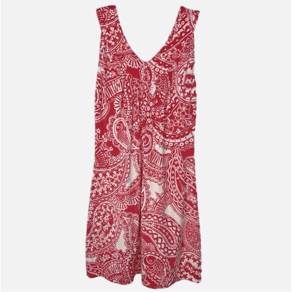 Lilly Pulitzer Yoked Sleeveless Paisley Logo Dress - Picture 1 of 8